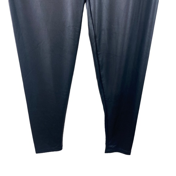 EMERSON FRY Black Coated Leggings New - Picture 3 of 5